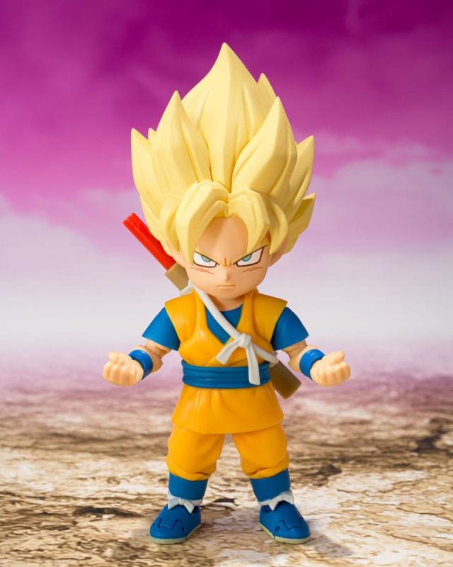 Dragon Ball S.H.Figuarts Action Figure Super Saiyan Son Goku (mini) Daima 8 cm