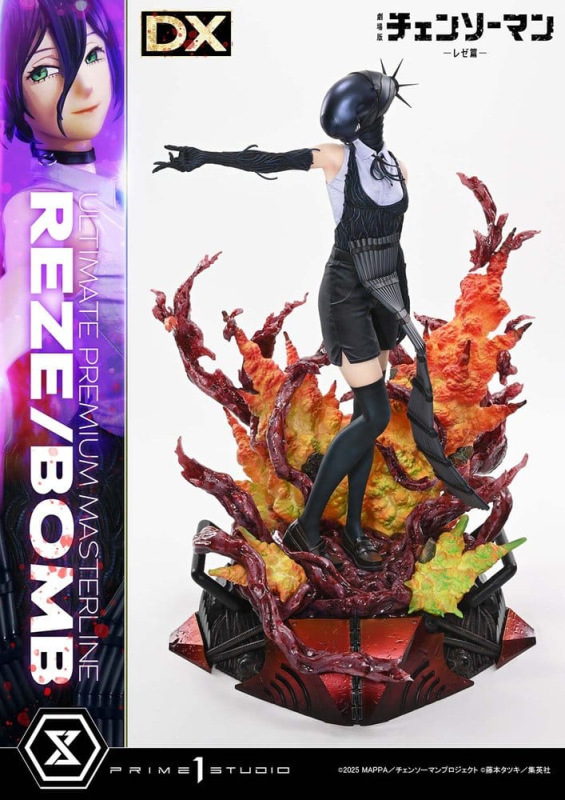 Chainsaw Man Ultimate Premium Masterline Series Statue 1/4 The Movie: Reze Arc REZE/BOMB DX Bonus Ve 6