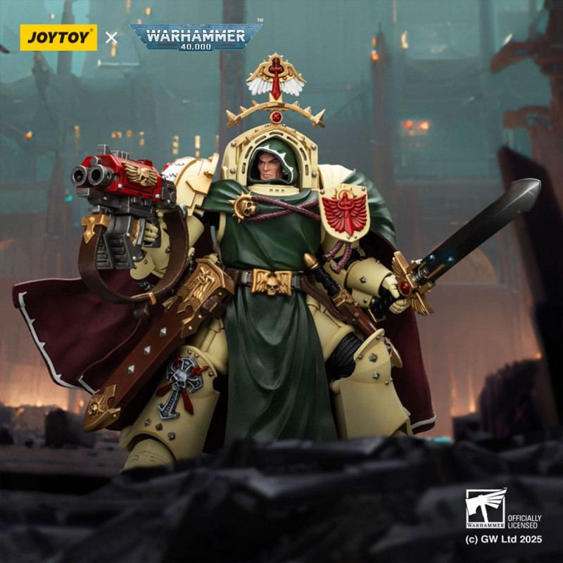 Warhammer 40,000: Dark Angels Action Figure Belial Grand Master of The Deathwing With the Sword of S 10