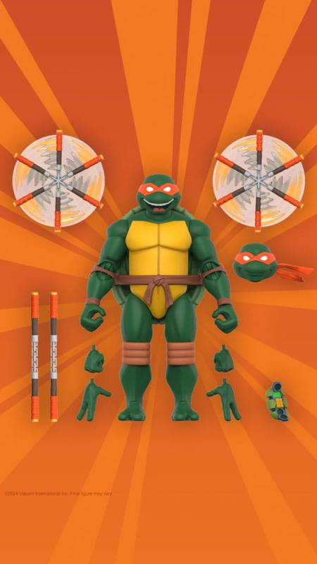 Teenage Mutant Ninja Turtles Ultimates Action Figure Wave 12 Michelangelo 18 cm