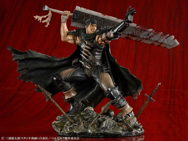 Berserk PVC Statue 1/7 Guts Black Swordsman Ver. 26 cm 11