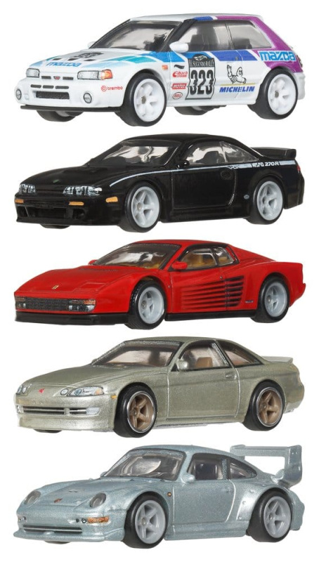 Hot Wheels Premium Die-Cast Vehicles 1/64 Car Culture 976R Assortment (10)