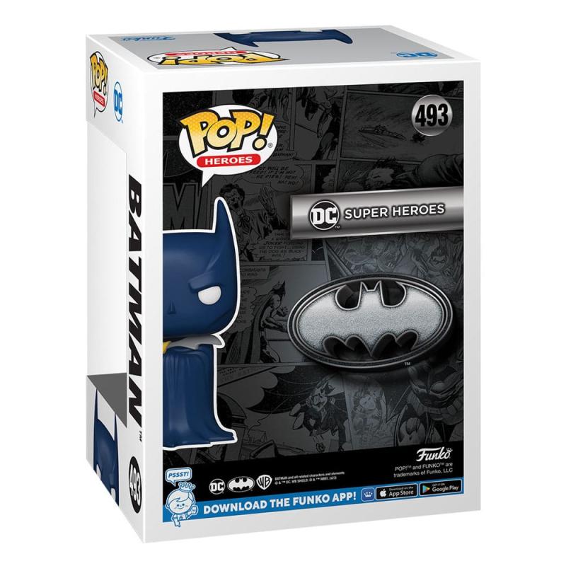 DC Thru The Years POP! Heroes Vinyl Figures Batman 1M 9 cm 1