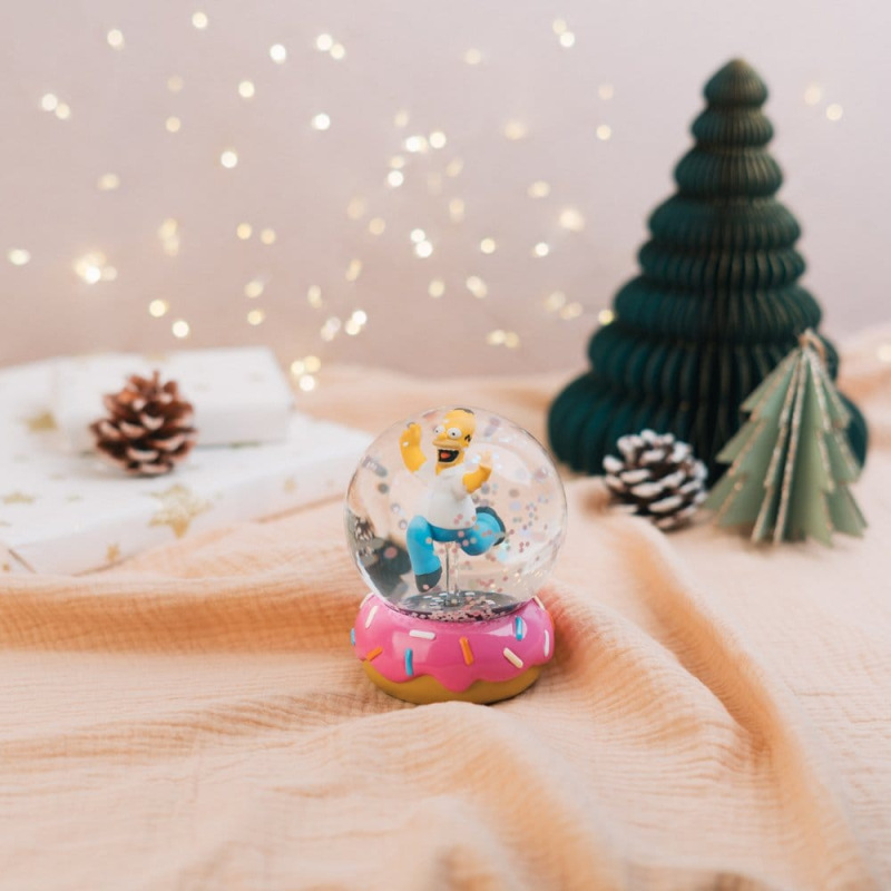 The Simpsons Snow Globe Homer Simpson Donut 10 cm 3