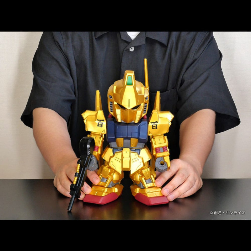 Mobile Suit Gundam Jumbo Sofbi Vinyl Figure Hyakushiki Gold Ver. 30 cm 1