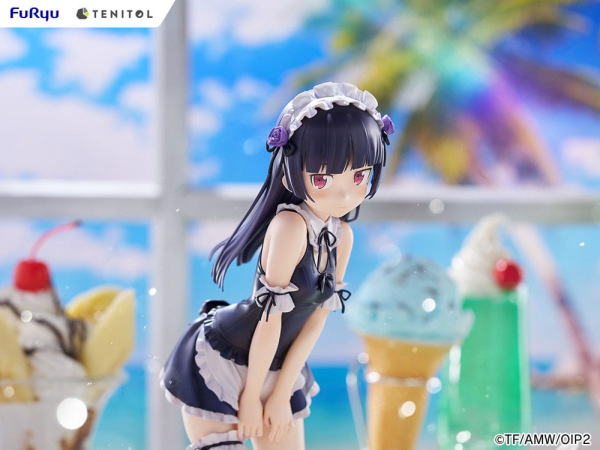 Ore no Imouto ga Konna ni Kawaii Wake ga Nai. Tenitol Tall PVC Statue Kuroneko swimsuits maid Ver. 2 10