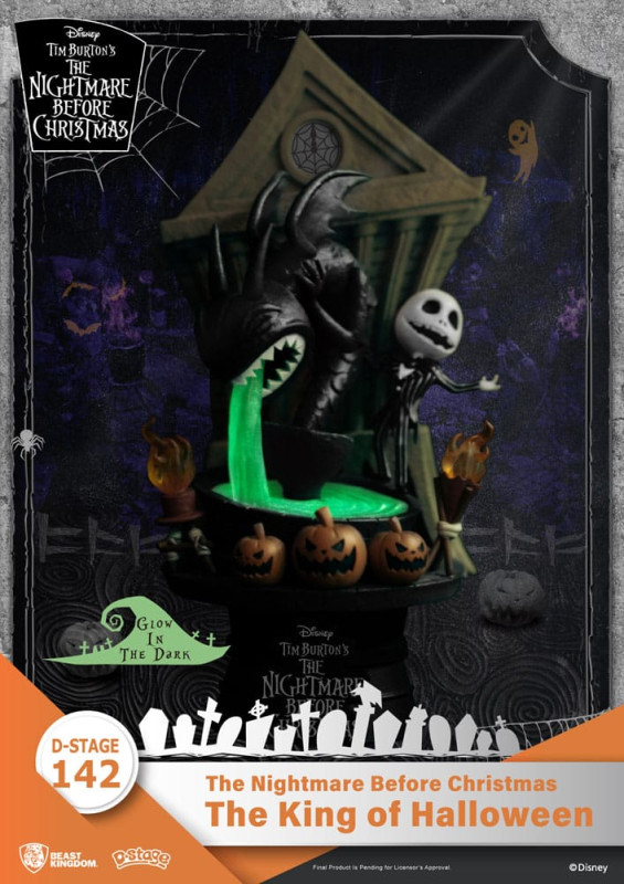 Nightmare before Christmas D-Stage PVC Diorama The King of Halloween 15 cm 4