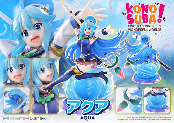 Konusuba - God's blessing on this wonderful world! Prisma Wing PVC Statue 1/7 Aqua 24 cm 2
