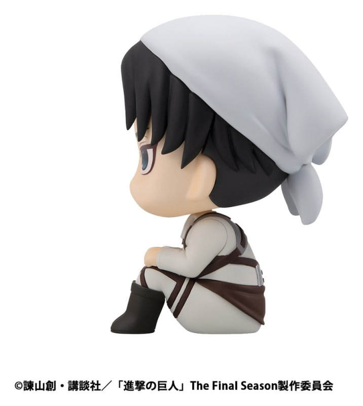 Attack on Titan Look Up PVC Statues Levi Cleaning up Ver. & Mikasa Ackerman (with gift) 11 cm 12