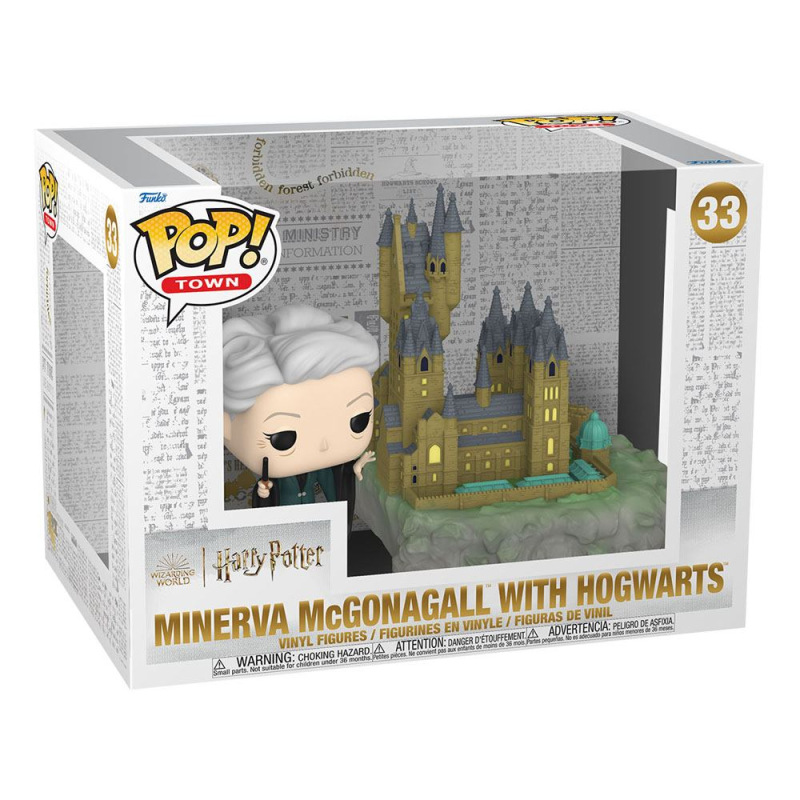 Harry Potter - Chamber of Secrets Anniversary POP! Town Vinyl Figure Minerva w/Hogwarts 9 cm 1
