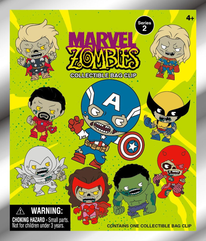 Marvel PVC Bag Clips Series 2 Zombies Display (24) 1