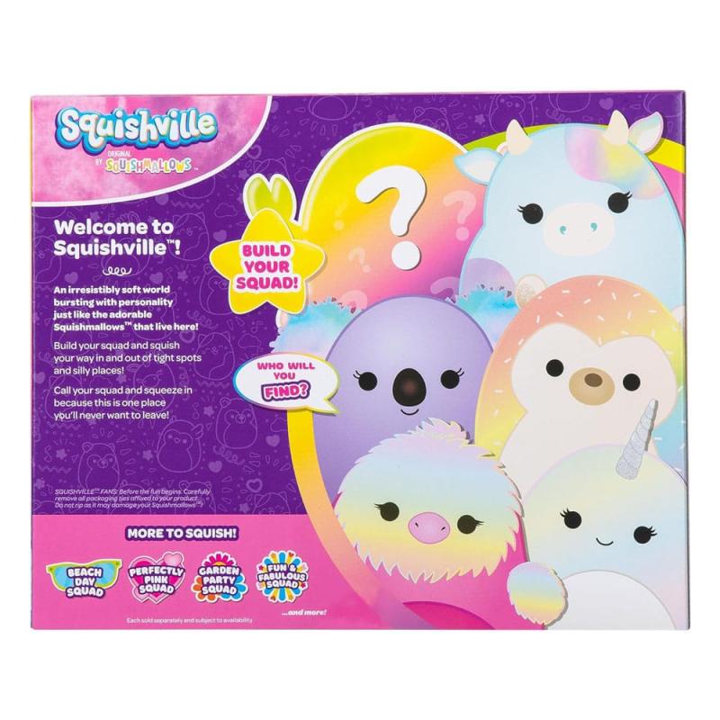 Squishville Mini Squishmallows Plush Figure 6-Pack Fun & Fabulous Squad 5 cm