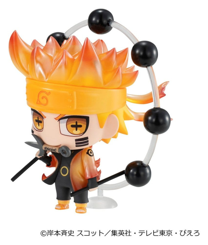 Naruto Shippuden ChimiMega Series Mini Figures Mascot Collection 1 6 cm Blind Box Display (6) 6