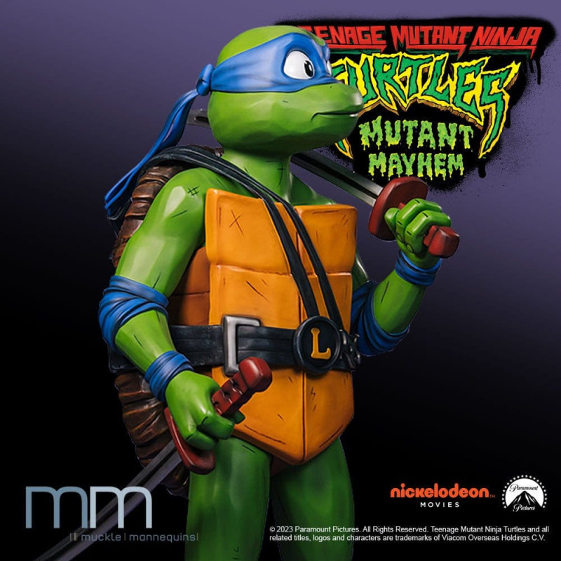 Teenage Mutant Ninja Turtles: Mutant Mayhem Life-Size Statue Leonardo 172 cm 1