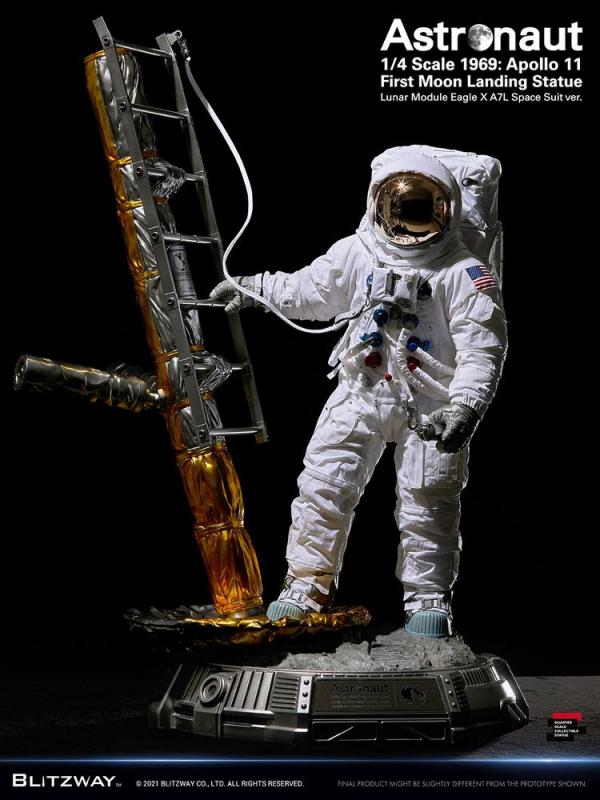 Astronaut Apollo 11- Hybrid Statue 1/4 - Blitzway