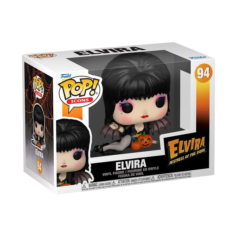 Elvira POP! Icons Vinyl Figure Elvira Pumpkins 9 cm 1