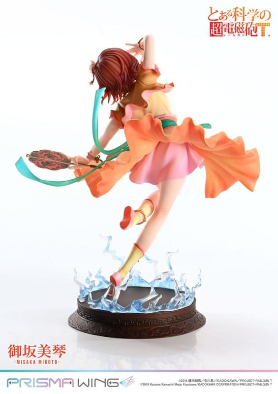 To Aru Kagaku no Railgun Prisma Wing PVC Statue 1/7 Misaka Mikoto 22 cm