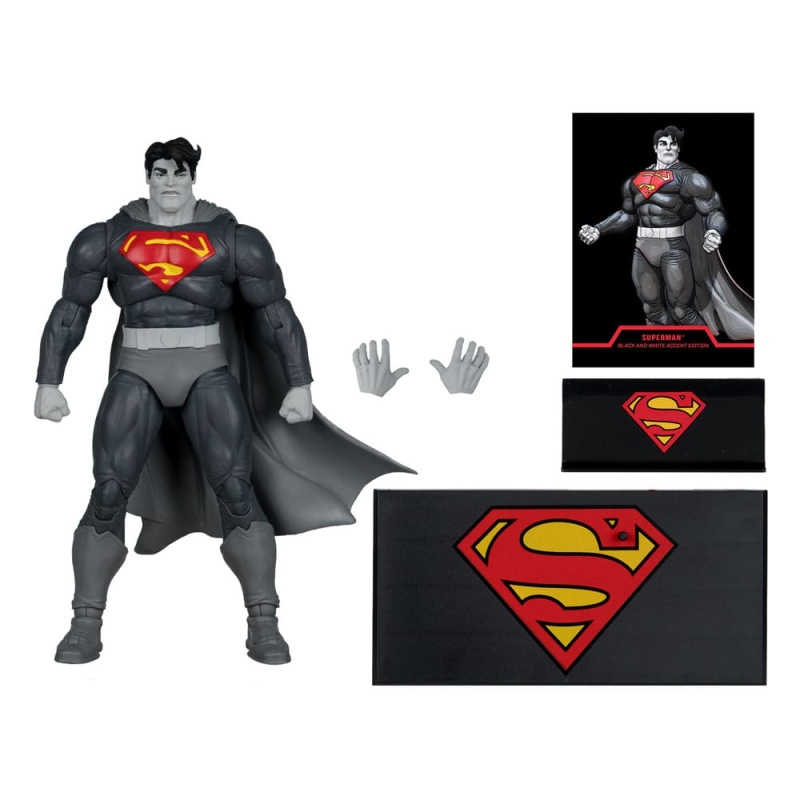 DC Multiverse Action Figure Superman (The Dark Knight Returns) (Black & White Accent Edition) (Gold 2