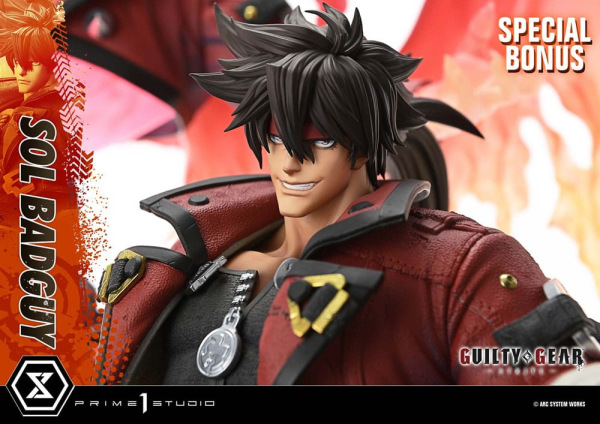 Guilty Gear Strive Ultimate Premium Masterline Series Statue 1/4 Sol Badguy Bonus Version 82 cm 9