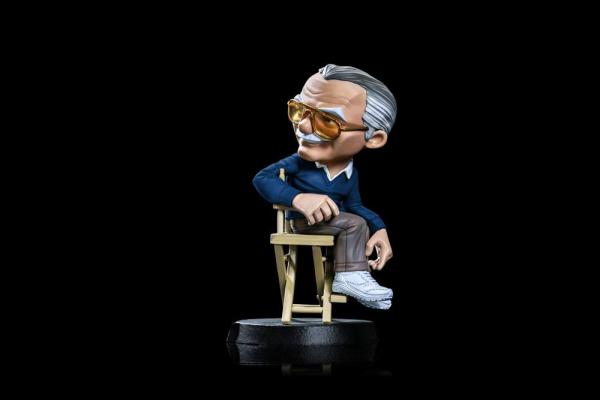 Marvel: Stan Lee 14 cm Mini Co. PVC Figure Blue Shirt Version - Iron Studios