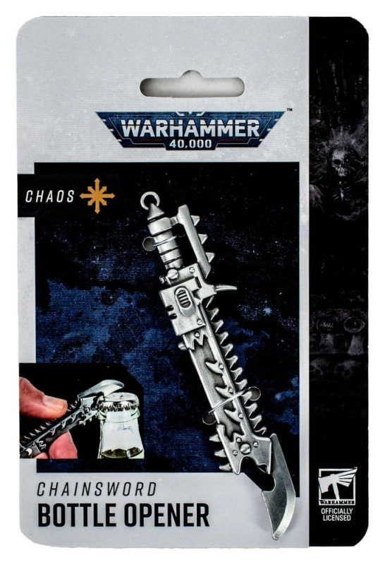 Warhammer 40,000 Bottle Opener Chaos Chainsword 1