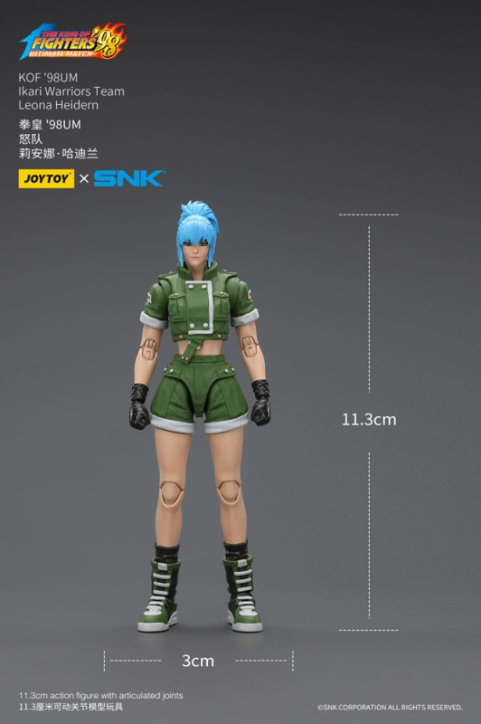 The King Of Fighters '98 Action Figure Hero Team Leona Heidern 11 cm 12