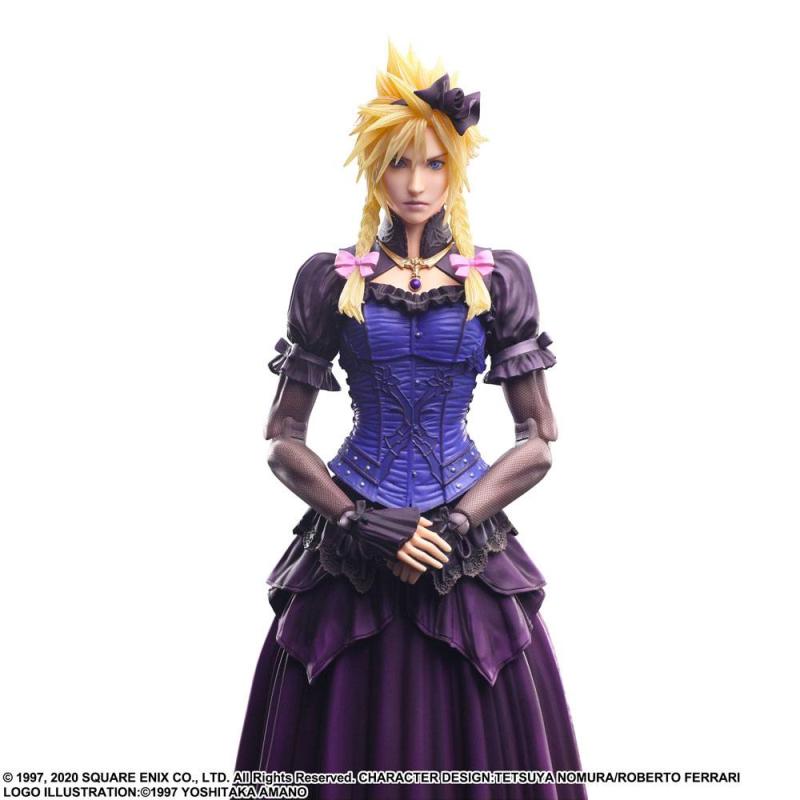 Final Fantasy VII Remake Play Arts Kai Action Figure Cloud Strife Dress Ver. 28 cm 5