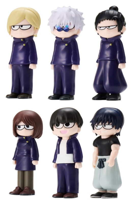 Jujutsu Kaisen JIRORI Mini Figures 9 cm Vol. 1 Blind Box Display (6)
