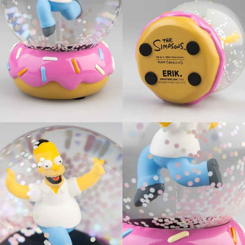 The Simpsons Snow Globe Homer Simpson Donut 10 cm 2