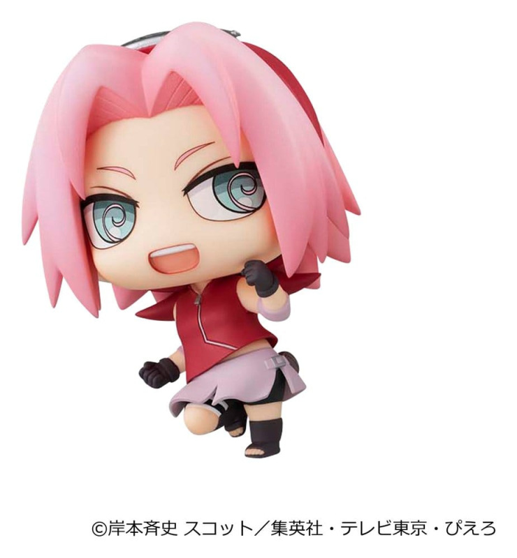 Naruto Shippuden ChimiMega Series Mini Figures Mascot Collection 1 6 cm Blind Box Display (6) 3