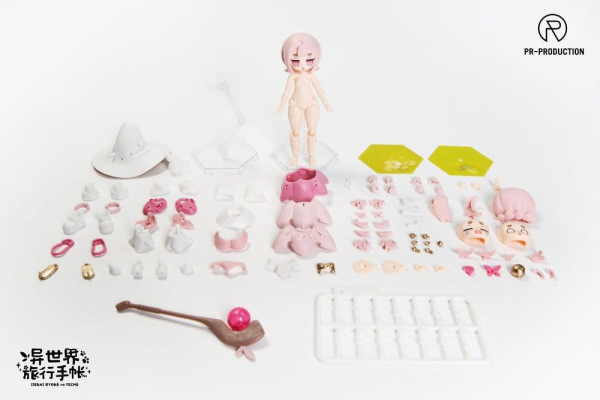 Isekai Travel Diary Plastic Model Kit 02B Rookie Wizard Mars Stock Sakura Magic Ver. 13 cm 4