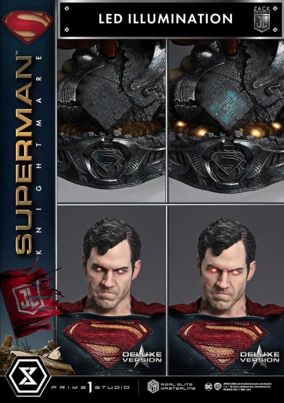 Zack Snyder's Justice League Real Elite Masterline Series Statue 1/3 Superman Knightmare Color Editi 2