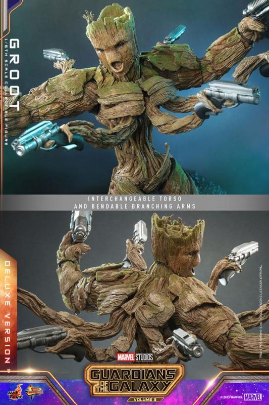 Guardians of the Galaxy Vol.3: Groot Deluxe 1/6 Movie Masterpiece Action Figure - Hot Toys