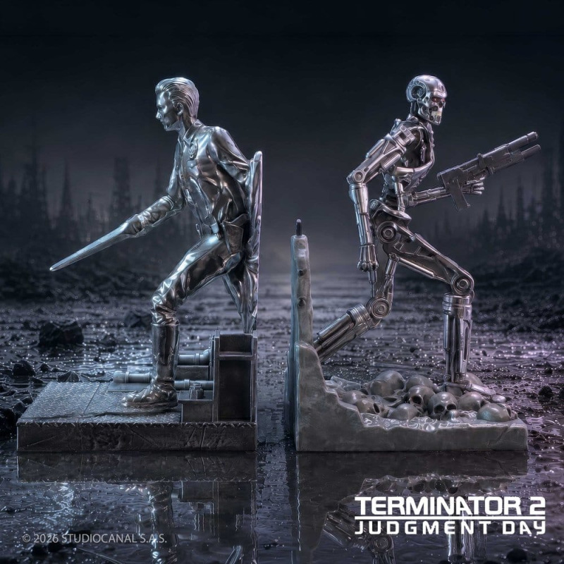 Terminator 2 Bookends T-1000 vs T-800 19 cm 4