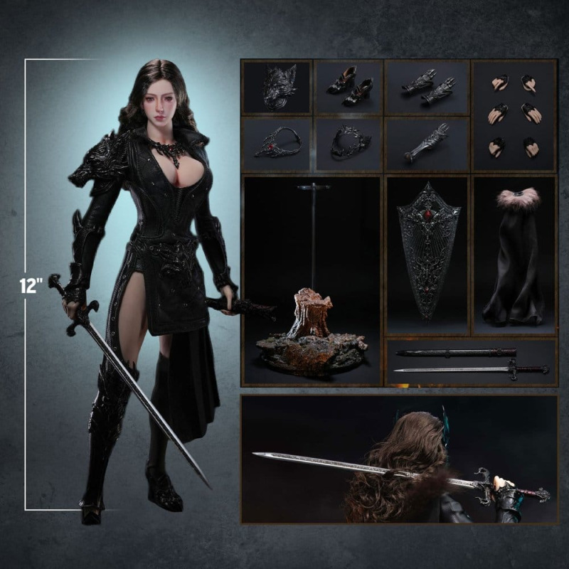 The Girl Under Wolf's Ward Action Figure 1/6 Eleanor (Black) 30 cm 13