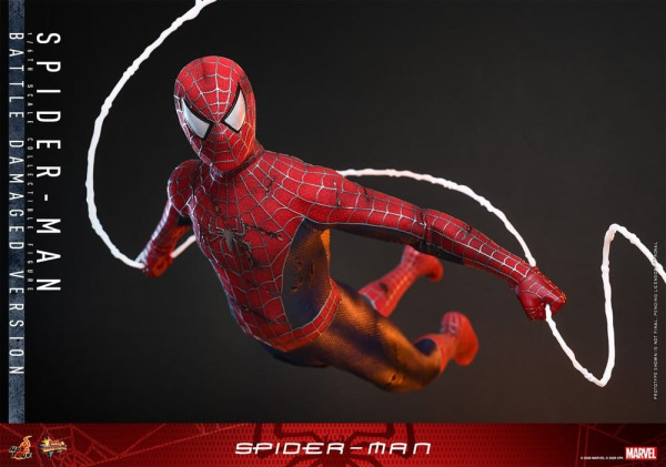 Spider-Man Movie Masterpiece Action Figure 1/6 Spider-Man (Battle Damaged Version) 30 cm 12