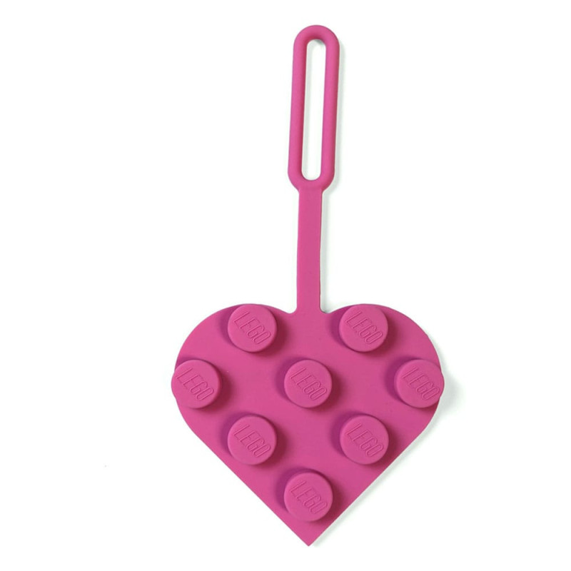 LEGO Minifigures Luggage tag Heart Rosa 10 cm