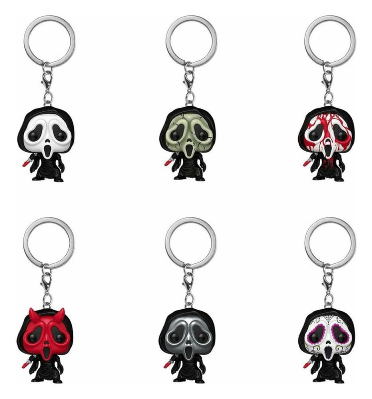 Scream POP! Vinyl Keychains 4 cm Ghost Face Display (12) 1