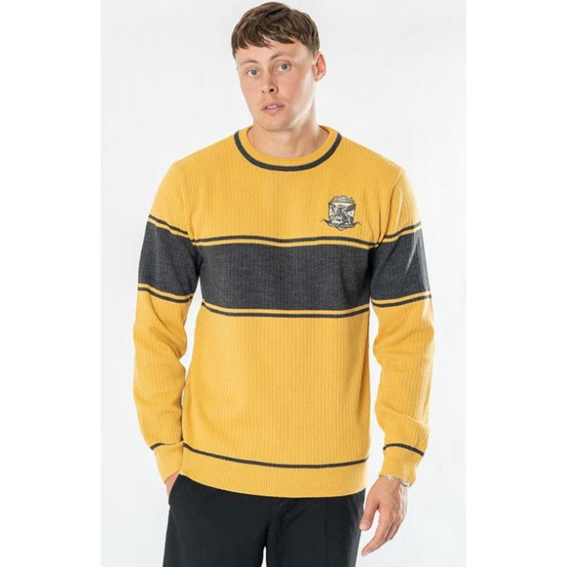Harry Potter Kids Sweater Hufflepuff Varsity Size XL 3
