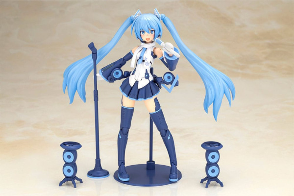 Frame Arms Girl x Hatsune Miku Plastic Model Kit Frame Music Girl Snow Miku Another Color Ver. 15 cm 4