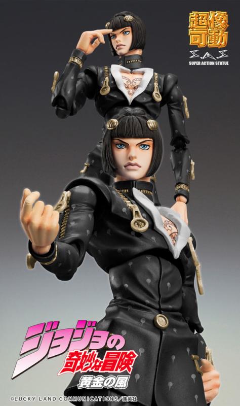 JoJo's Bizarre Adventure Part6 Stone Ocean Action Figure Chozokado (Bruno Bucciarati Ver. Black) 15