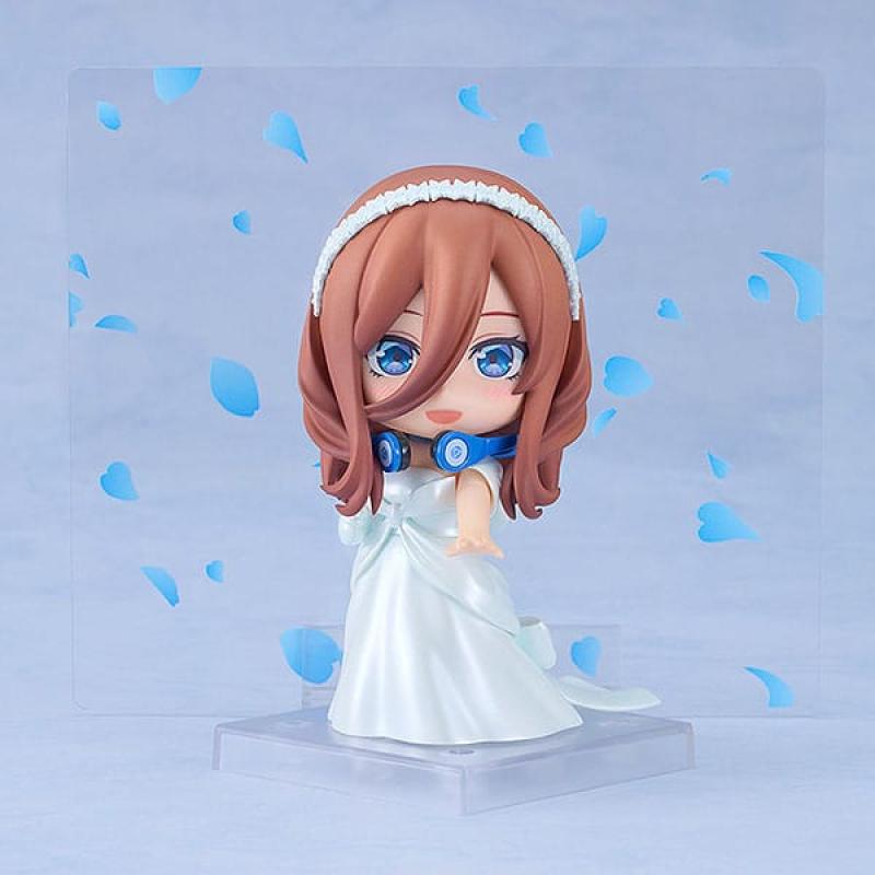 The Quintessential Quintuplets Nendoroid Action Figure Miku Nakano: Wedding Dress Ver. 10 cm 3