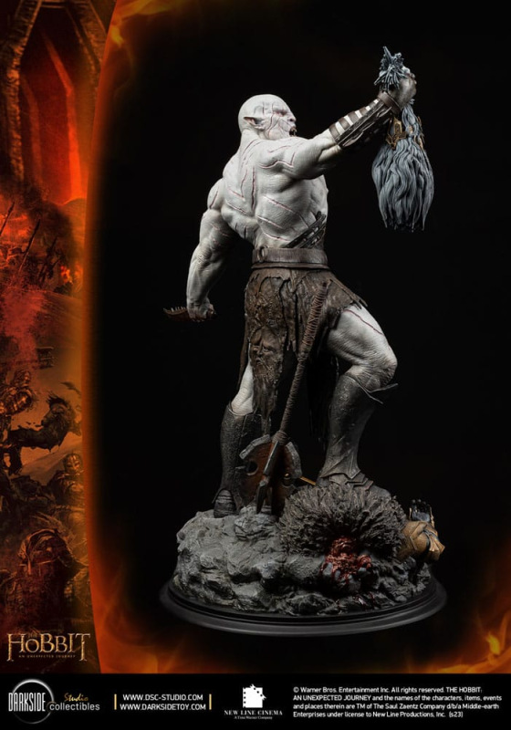 The Hobbit MS Series Statue 1/3 Azog The Defiler John Howe Signature Edition Edition 90 cm 8
