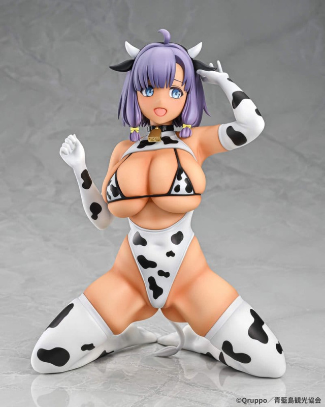 Nukitashi The Animation PVC Statue 1/5 Misaki Hotori Cow print costume Tanned Ver. 22 cm 9