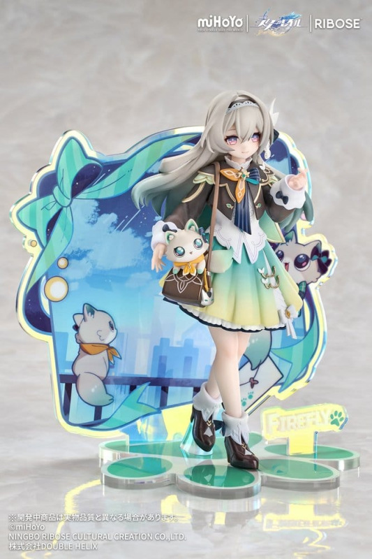 Honkai: Star Rail Rise Up+ Chibi Cat Series Mini Figure Firefly Ver. 18 cm 13