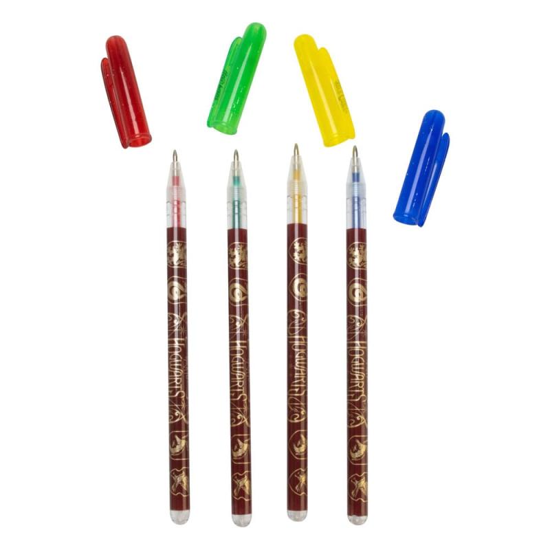 Harry Potter Gel Pens 4-Pack Colourful Crest 2