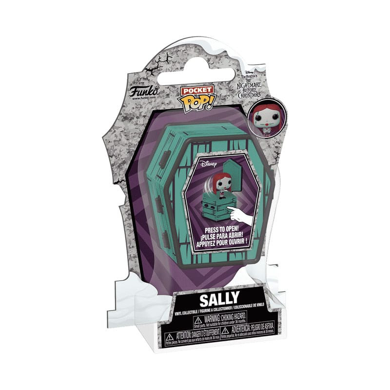 The Nightmare Before Christmas Coffin Pocket POP! Vinyl Figure Sally Sewing 6 cm 1