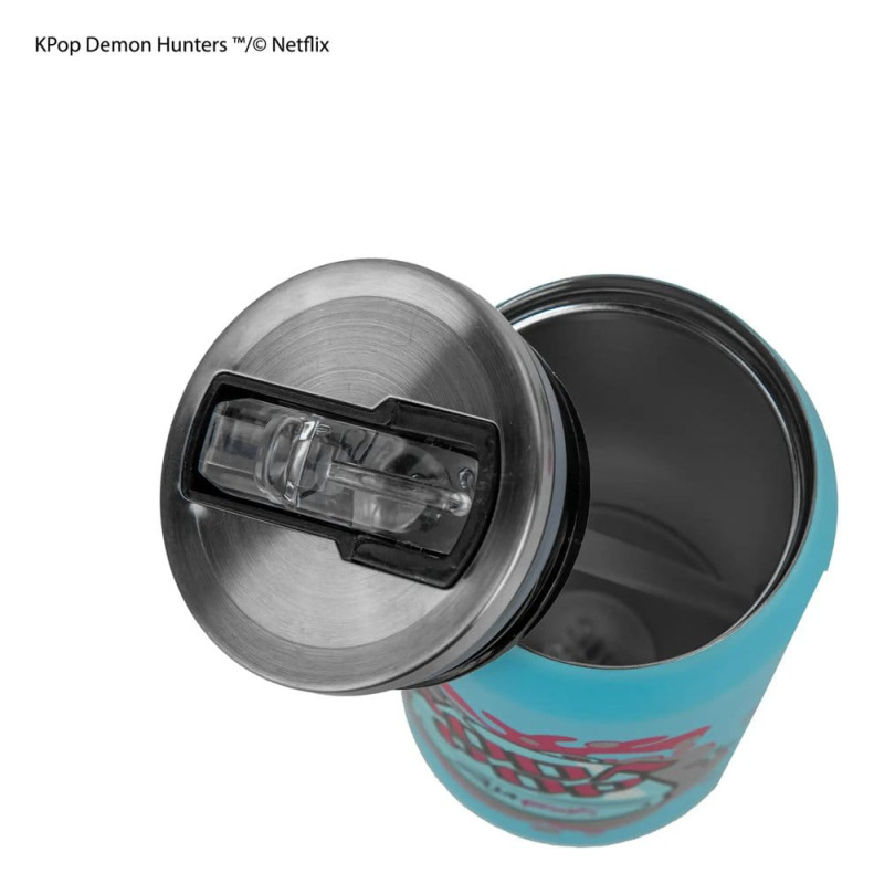 KPop Demon Hunters Thermal Straw Mug Soda Pop Can 5