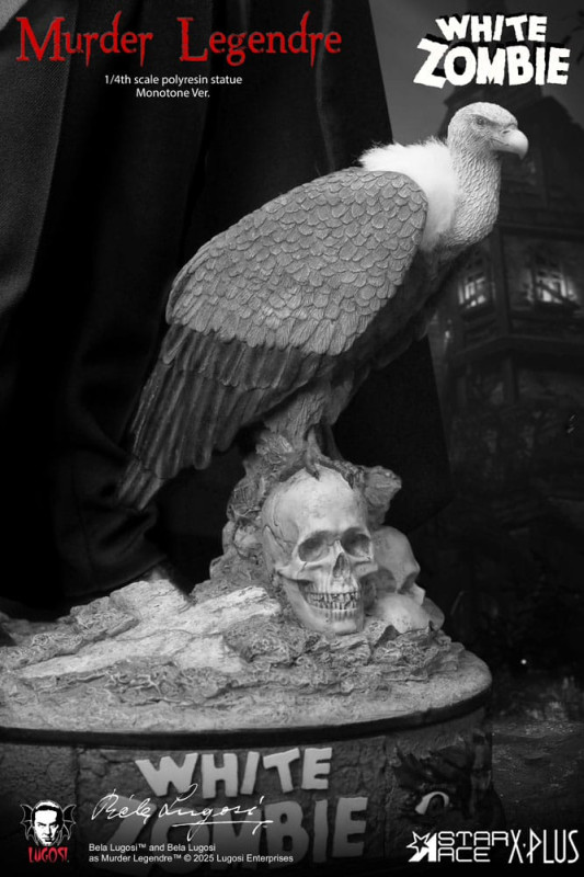 White Zombie Statue 1/4 Murder Legendre Monotone Ver. 52 cm 2