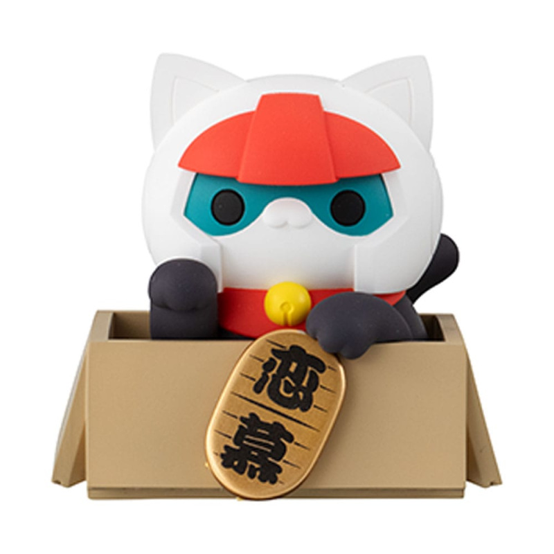 Gintama x Okawabukubu Trading Figure Cats Luckycat 3 cm Blind Box Assortment (6) (with gift) 2